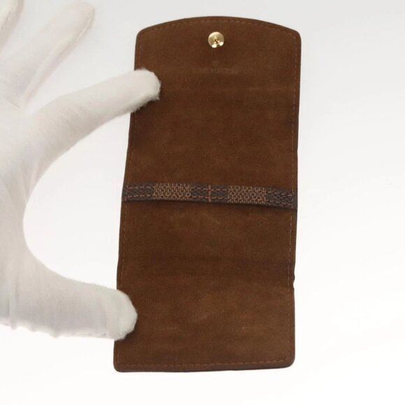 LOUIS VUITTON Damier Ebene Cuffs Cuff Case M64681 LV Auth BA2081V - Picture 8 of 14